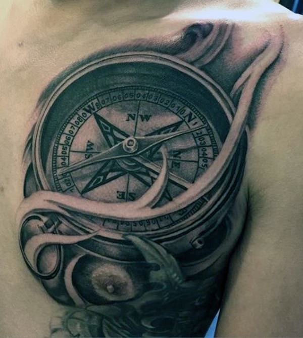 compass tattoo 178