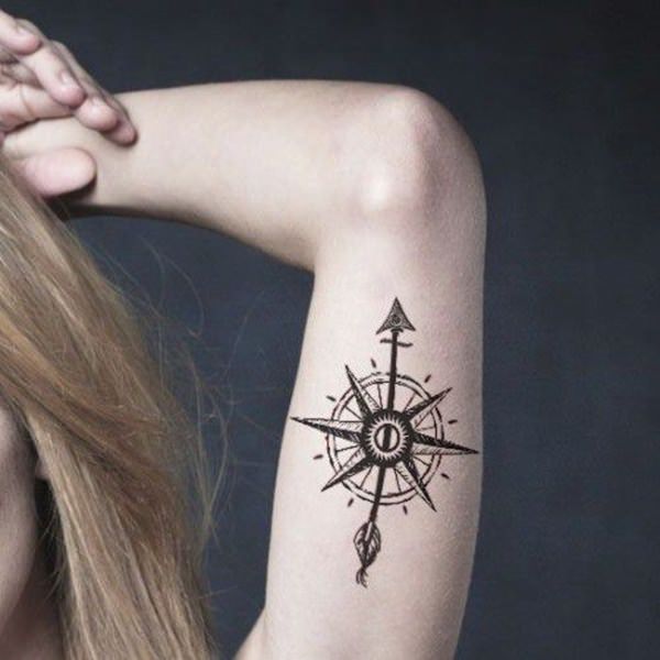 compass tattoo 206