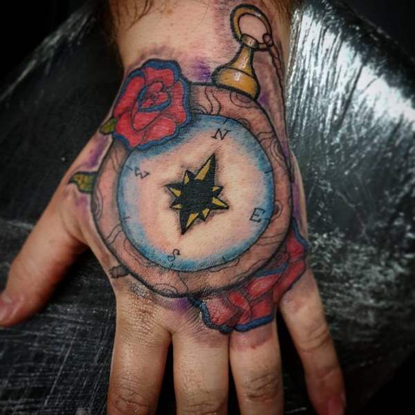 compass tattoo 210