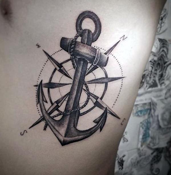 compass tattoo 156