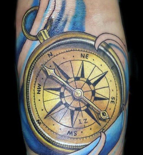 compass tattoo 181