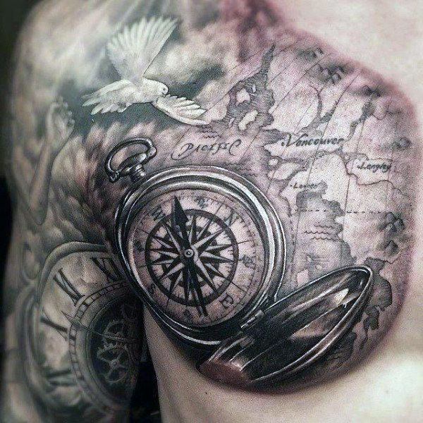 compass tattoo 179