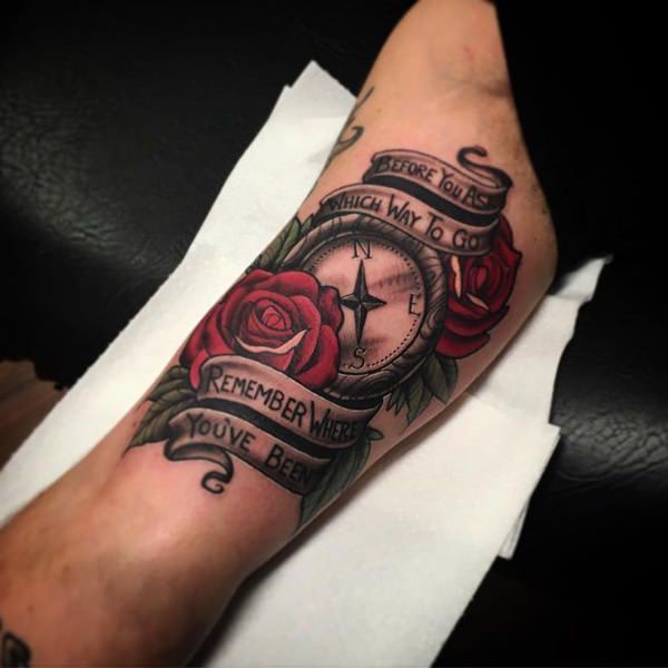 compass tattoo 197