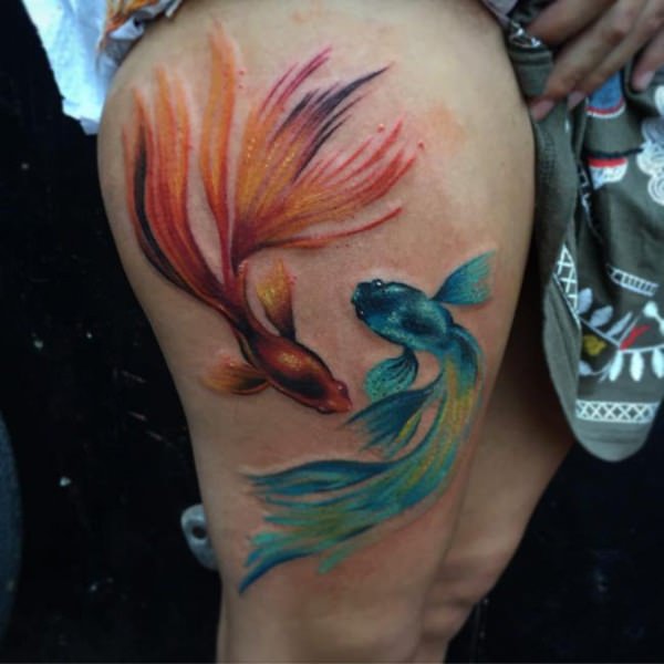 watercolor tattoo 187