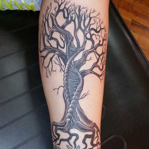 180 tree tattoo