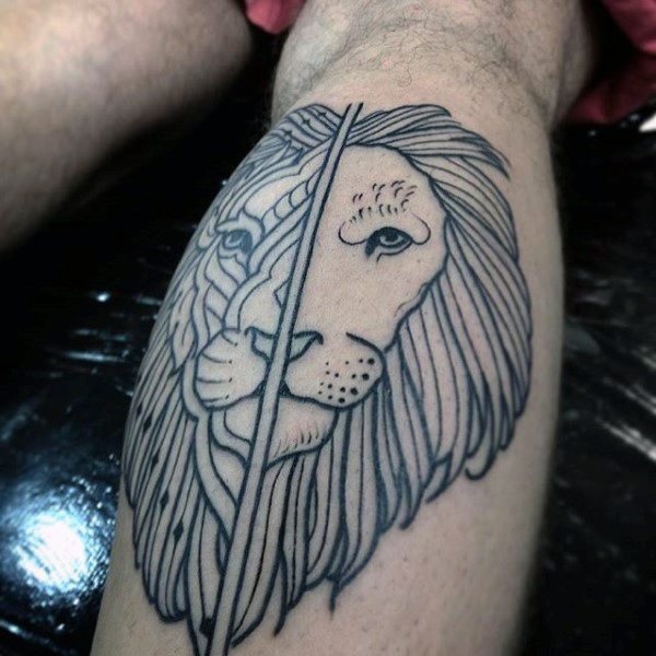 tattoo lion 804