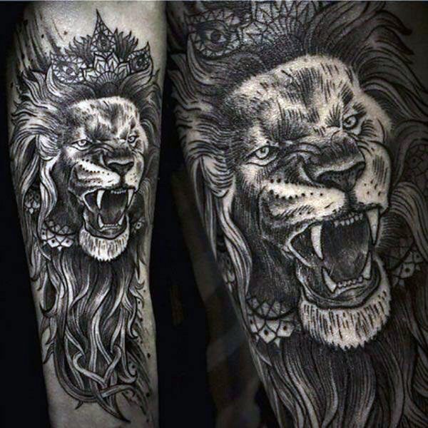 tattoo lion 167