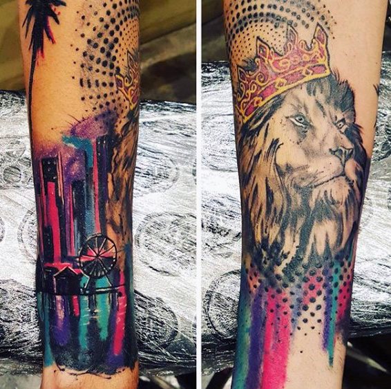 tattoo lion 115