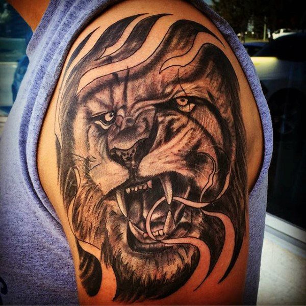 tattoo lion 297