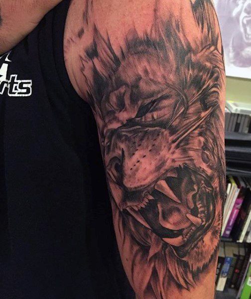 tattoo lion 466