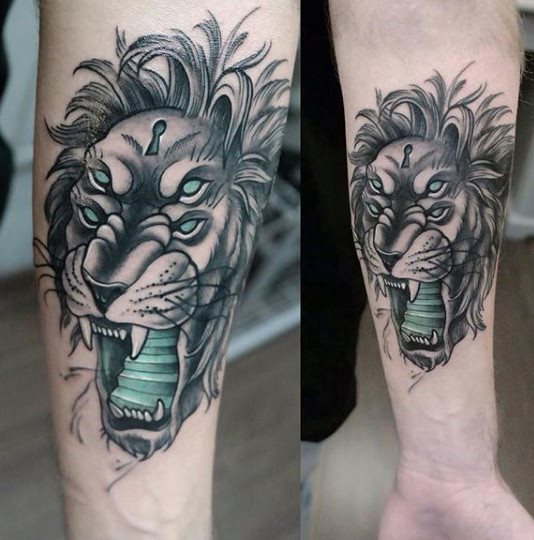 tattoo lion 622