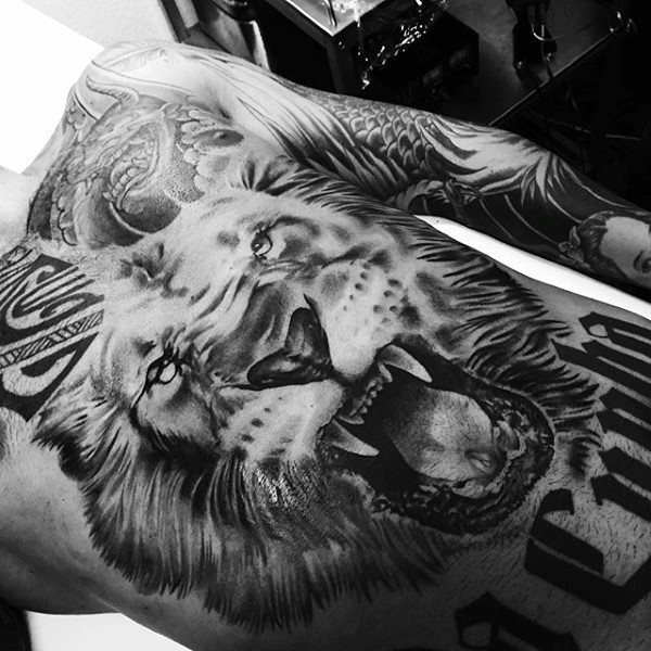 tattoo lion 700