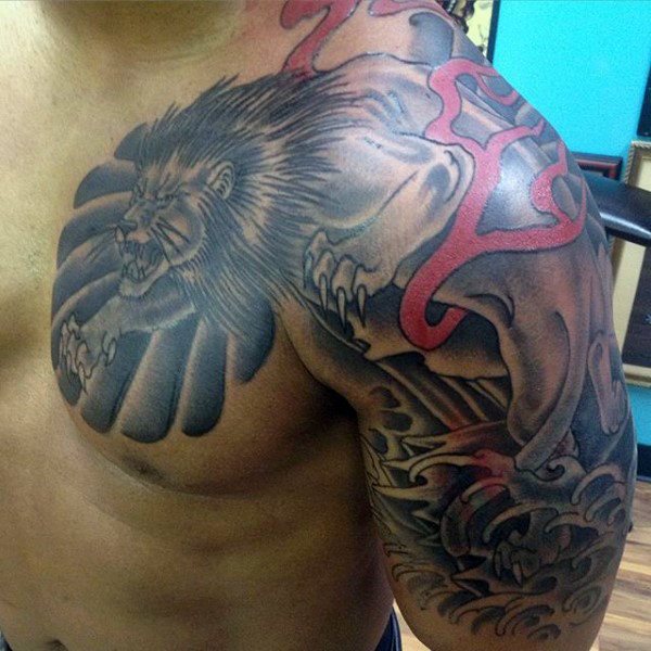 tattoo lion 869