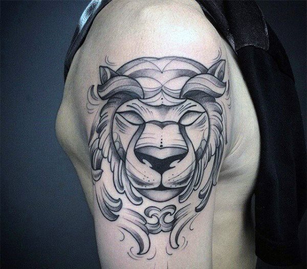 tattoo lion 895