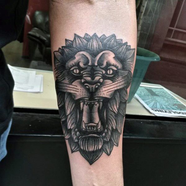 tattoo lion 986
