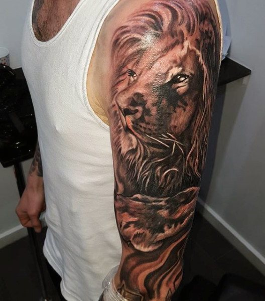 tattoo lion 934