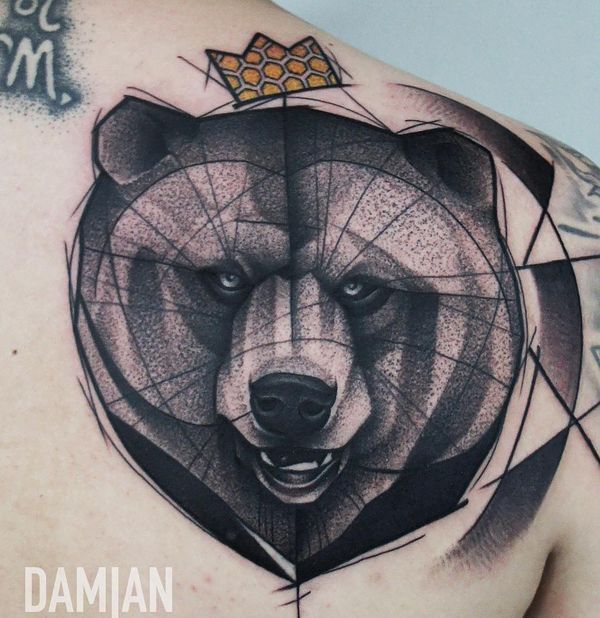 tattoo bear 1273