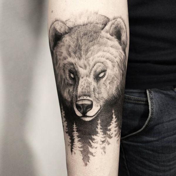 tattoo bear 1429