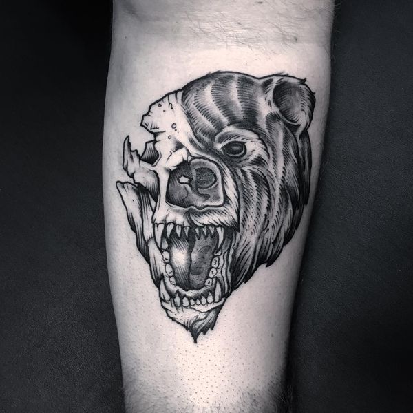 tattoo bear 1533