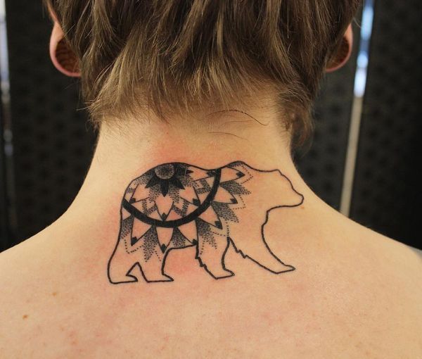 tattoo bear 1039