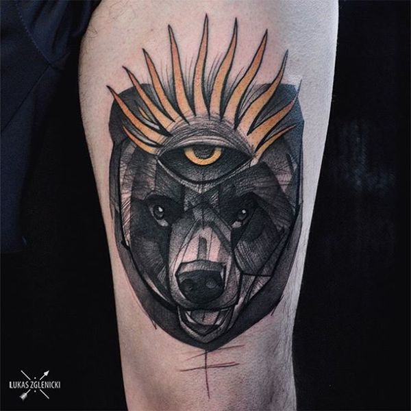 tattoo bear 1130