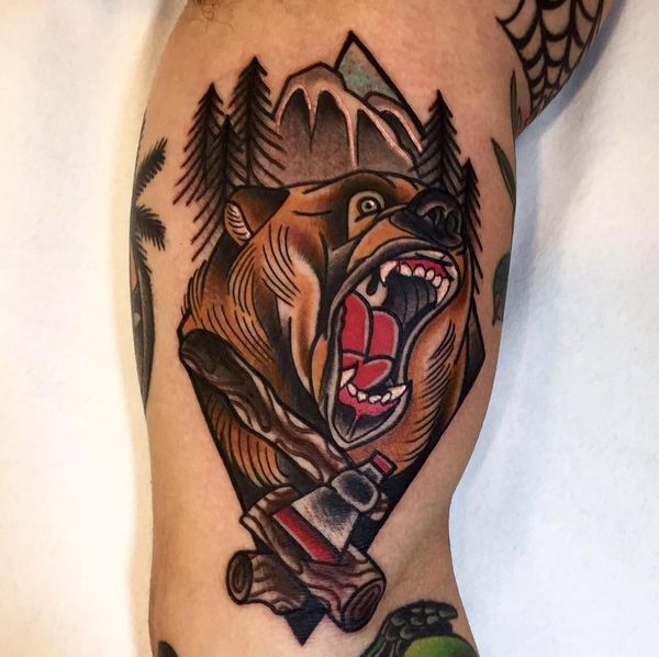 tattoo bear 1481
