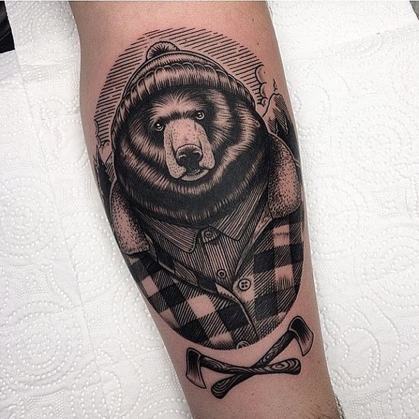 bear tattoo 415