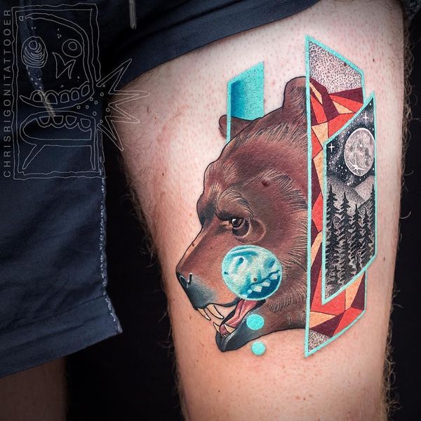 bear tattoo 844