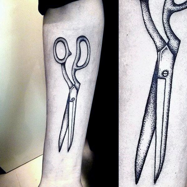 63 Scissor tattoos (and their meaning) Your Number