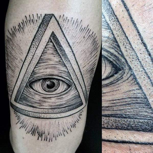 51 Dollar Eye Tattoos (Eye of Providence) (And Their Meaning ...